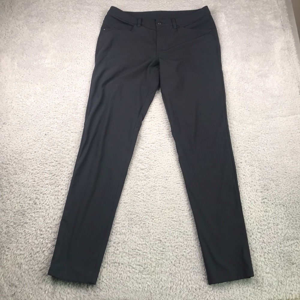 Lululemon ABC Pants Mens 31 (33x32) Slim Gray Performance Chino Warpstreme